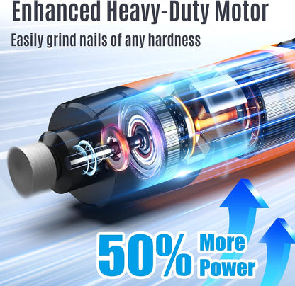 Dual LED light feature on Casfuy dog nail trimmer in use