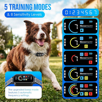 Koguzl dog bark collar waterproof design detail