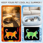 Nesayver cooling mat showing breathable fabric surface