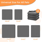 Machine washable pet training mat demonstrating leak-proof design