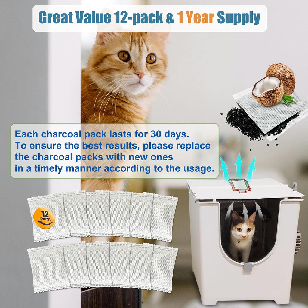 ShuRex cat litter box replacement filters individual view demonstrating precise cutout shape