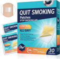RSGRT Quit Smoking Patches Step 1 front view of 30 count box nicotine transdermal system.