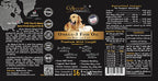 Deluxe Naturals deep sea anchovy and sardine oil pour cap detail for easy pet feeding.