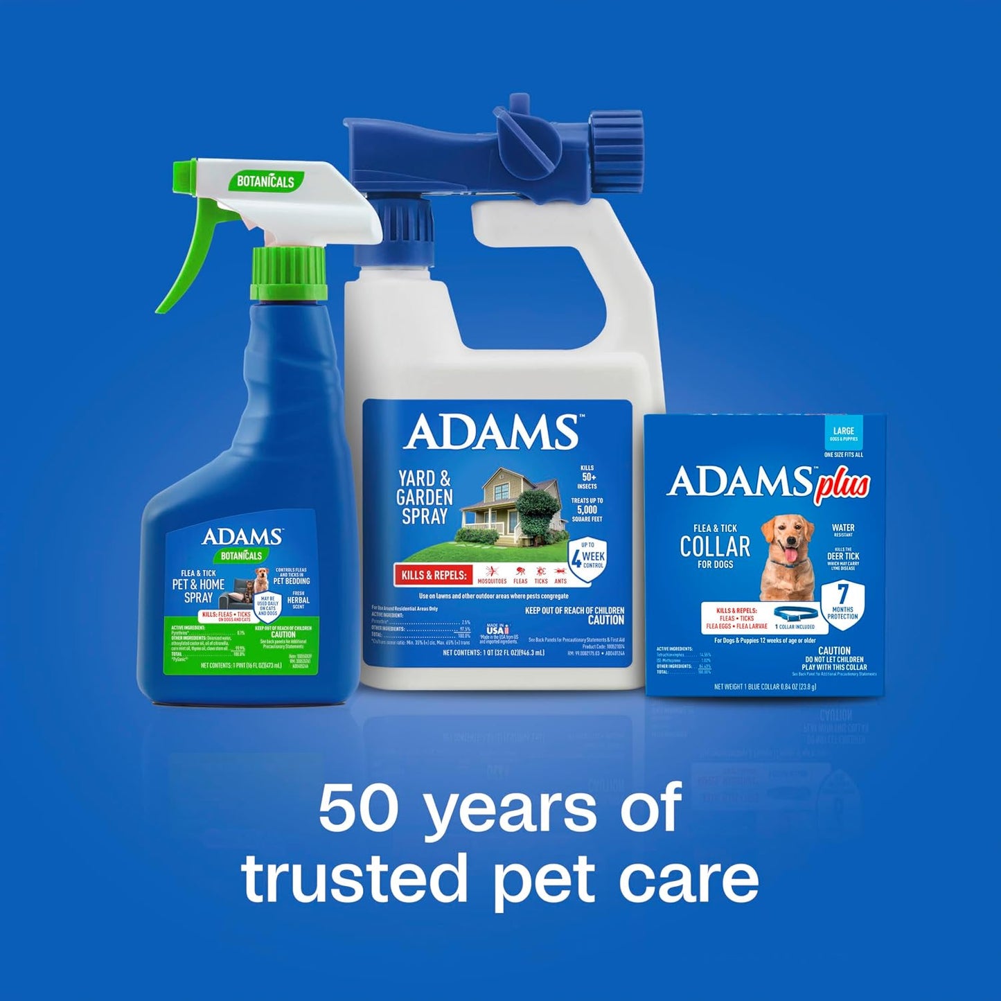 Professional grade flea and tick collar for large dogs 1 count