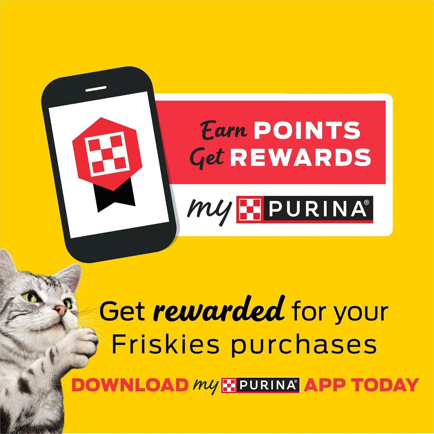 Purina Friskies Imported Wet Cat Food Can Back View