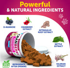 Close-up of Artullano veterinarian-formulated dog urinary tract health daily wellness chews.