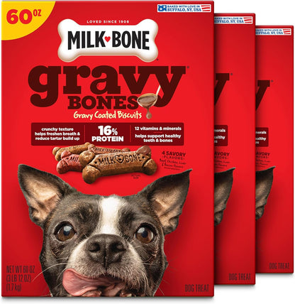 Milk-Bone GravyBones Dog Biscuits, Gravy Coated Small Dog Treats, 7 Lb. Box - Image 12