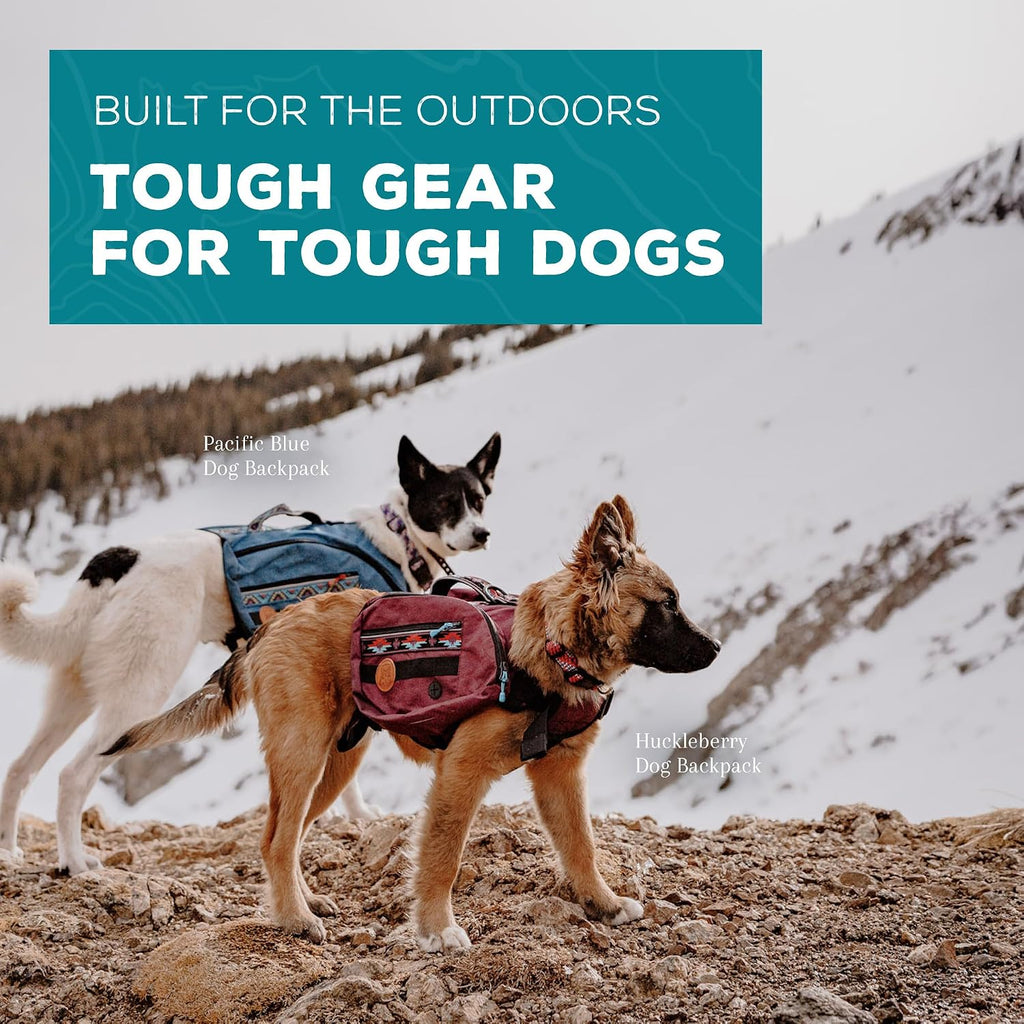 Small wilderdog dog backpack four adjustment points fitting mechanism