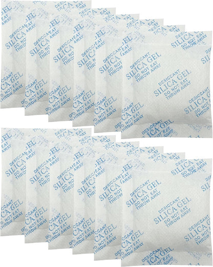 AFJWUZ replacement desiccant bags 12 pack front view showing food grade packets