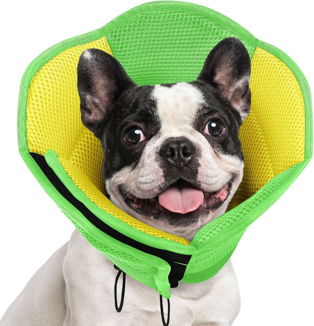 AOFITEE Large Dog Cone - Adjustable Dog Cone to Stop Licking, Foldable Extra Large Cones Dogs for Wound Healing, Pet Elizabethan Cones Collar After Surgery, XL Fabric Pet Neck Collar, Blue X-Large - Image 15