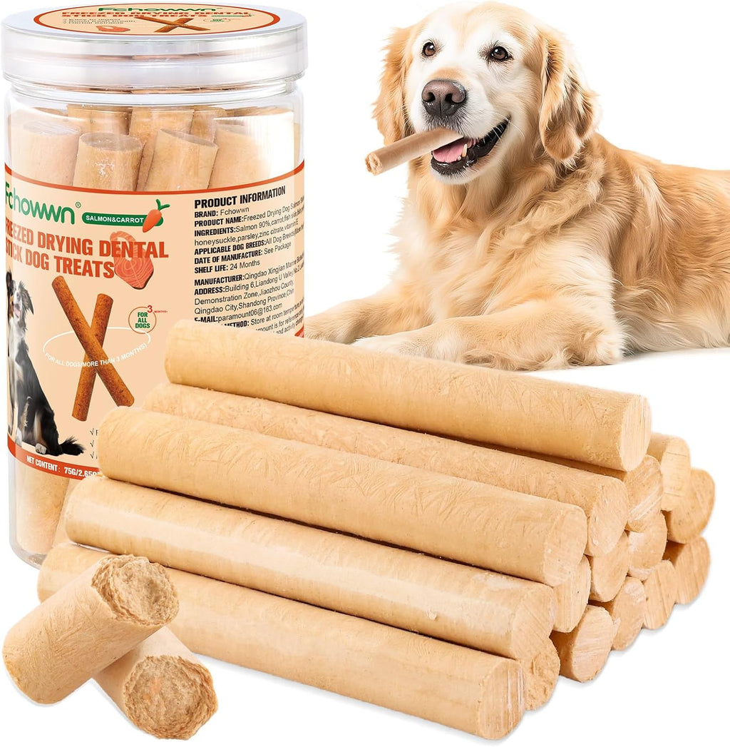 A Better Treat Dehydrated Salmon Sticks for Dogs front view
