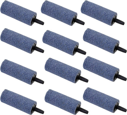 Aquaneat aquarium pump accessories 12 piece set of grey aerator stones