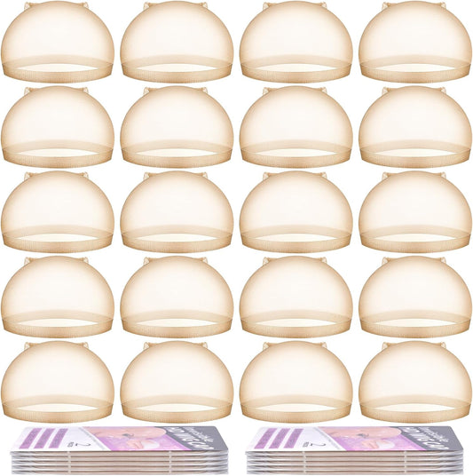 Morgles HD wig cap set 20 pieces nude color