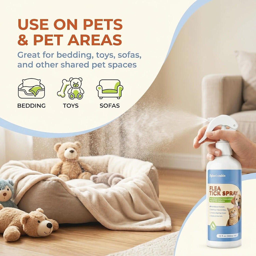 Dylan's Cabin cat dander remover and soothing skin spray container