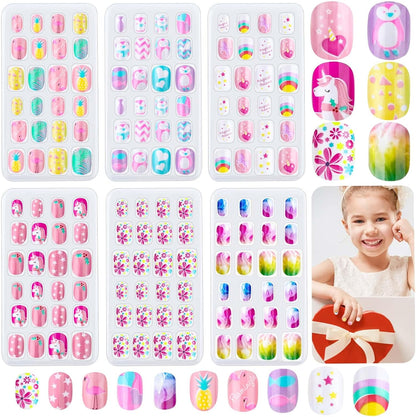 Thrilez 144 pieces kids press on nails front view