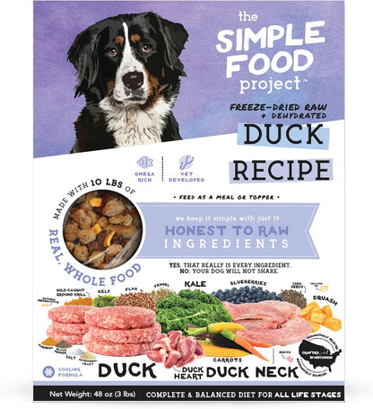 Simple Food Project - Beef & Salmon Recipe - Freeze Dried Raw Food for Dogs - 48oz - Image 15