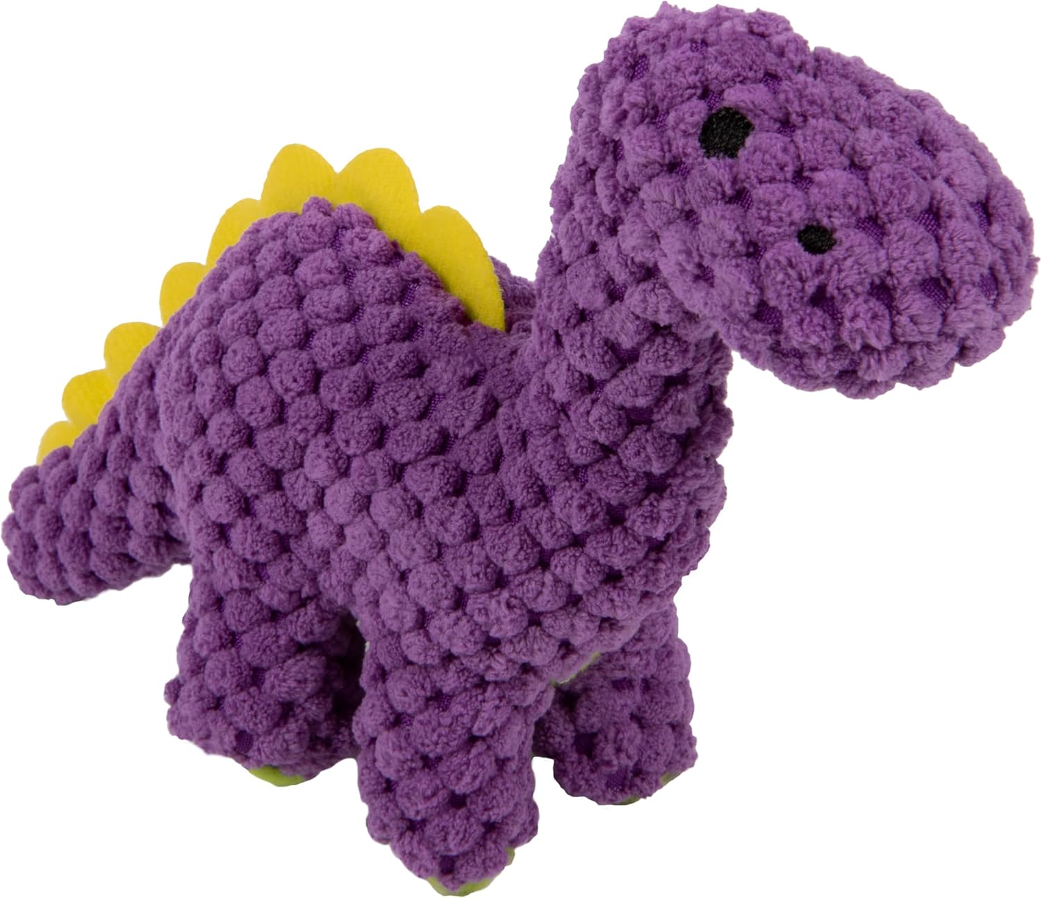goDog Checkers Fat Rooster Squeaky Plush Dog Toy, Chew Guard Technology - White, Large - Image 10