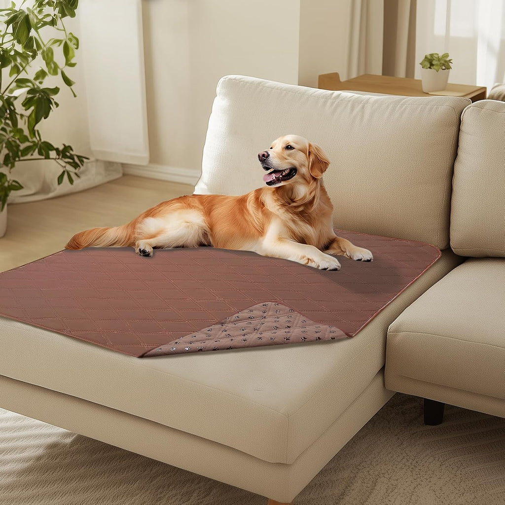 Luciphia 100% Waterproof Couch Cover Blanket for Dogs Anti-Slip Pet Couch Protector Sofa Mat Puppy Cat with Non-Slip Bottom, Grey, 30x70 Inch - Image 12
