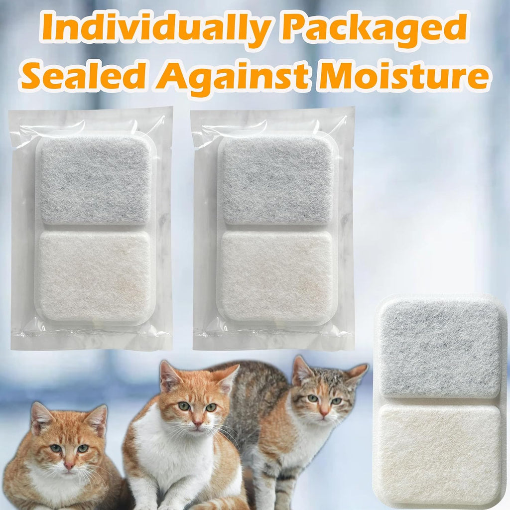 TeurWone activated carbon filter replacement installed in hooded cat litter box