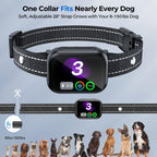RPZ Bark Collar for Large Medium Small Dogs, Anti Dog Barking Collars Smart 3 Adjustable Sensitivity, Safe 4 Modes Rechargeable IP67 Waterproof, Black - Image 9