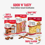Good 'n' Tasty Triple Flavor Puree Mix-Ins Dog Food Topper Treats for All Dogs, 28 Count, Easy Single-Serve Portions, Added Protein with Duck, Beef and Rabbit, No Chicken Added - Image 9