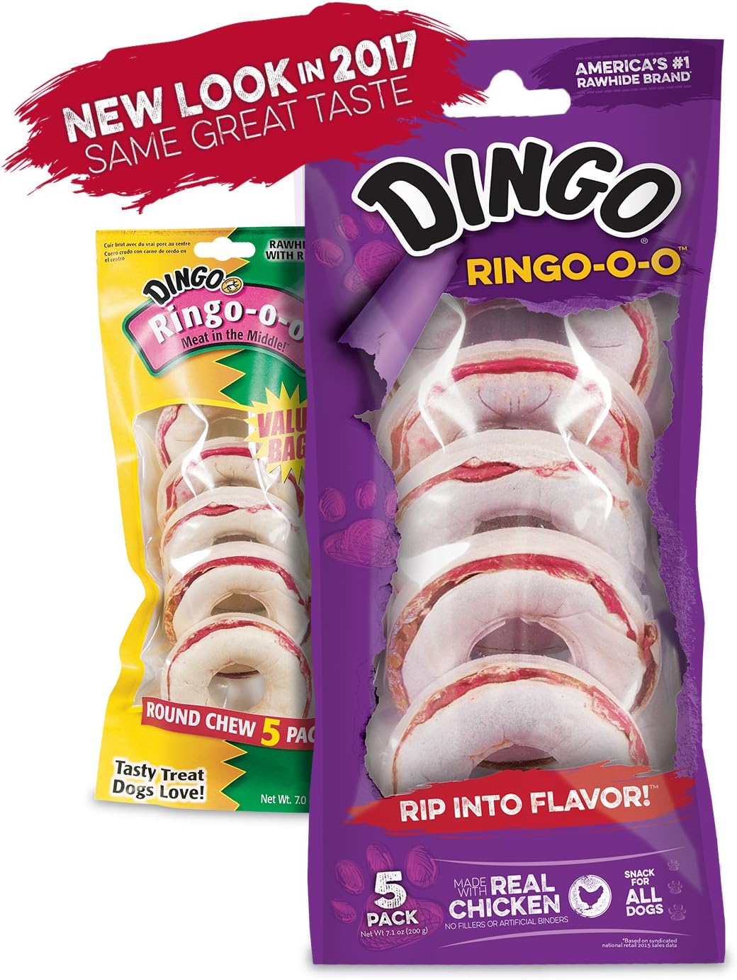 Dingo rawhide dental treats for small medium and large dogs