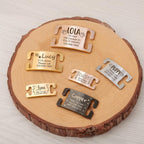 Anavia quiet dog collar tag attached flat against a small pet collar.