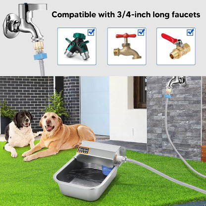 Back view of the Homsky pet bowl highlighting the dual wall mounting holes
