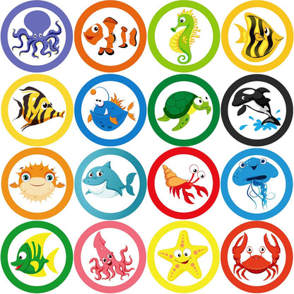 Woanger ocean animals potty training toilet targets front view