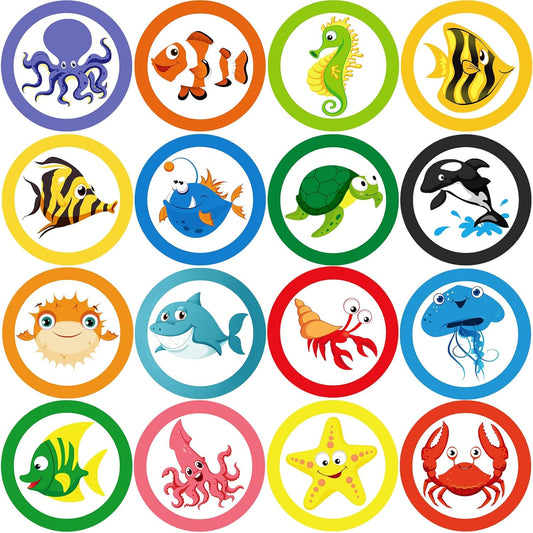 Woanger ocean animals potty training toilet targets front view