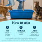 Fresh Step advanced odor shield litter featuring Ammonia Block tech