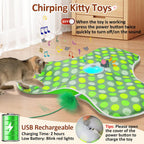 Sofolor paw touch activated smart standby kitten toy close up view.