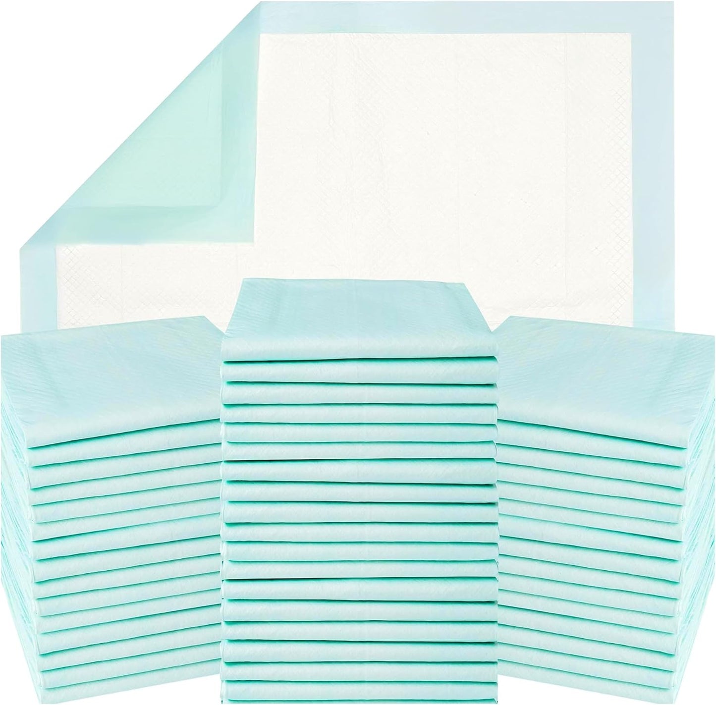 GREEN LIFESTYLE Underpads - Pet Training Pads for Dogs, Cats, Bunny, Chucks Pads for Adults, for use as Incontinence Bed Pads, Seniors Bed Pad (Pack of 50 - 36x36) - Image 1