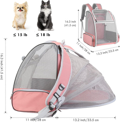 SSAWcasa airline approved cat carrier storage pockets