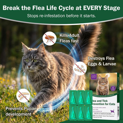 Articats cat flea and tick control applicator details