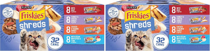 Purina Friskies Wet Cat Food Variety Pack, Shreds With Beef, Turkey and Cheese Dinner, Chicken and Salmon Dinner, and With Ocean Whitefish and Tuna - (Pack of 40) 5.5 oz. Cans - Image 13