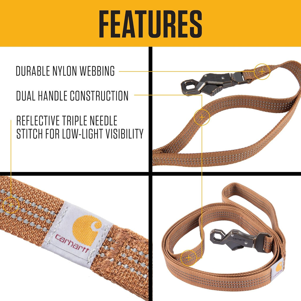 Carhartt dog leash metal trigger claw clasp detail