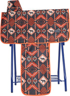 Harrison Howard Sturdy Waterproof Western Saddle Cover with Stylish Prints that Stand Out Keep Your Saddle in Pristine Condition Perfect for Showing or Riding Events-Tribal Vibe - Image 9