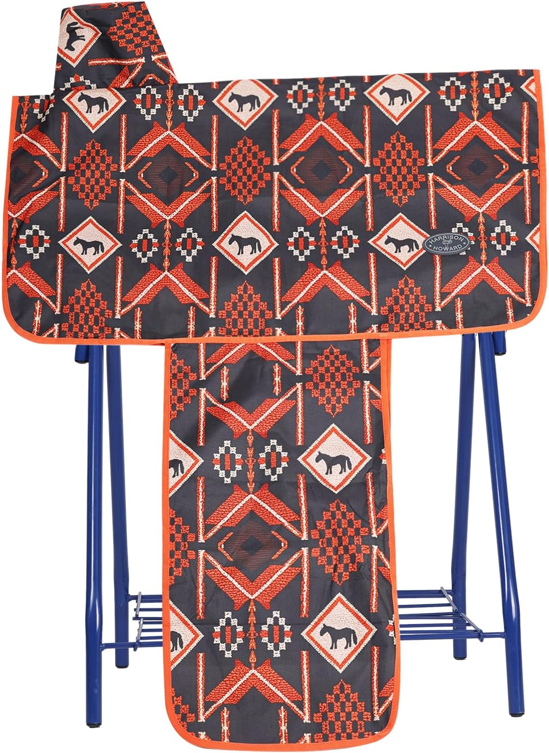 Harrison Howard Sturdy Waterproof Western Saddle Cover with Stylish Prints that Stand Out Keep Your Saddle in Pristine Condition Perfect for Showing or Riding Events-Tribal Vibe - Image 9