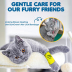 SunGrow cohesive pet bandage rolls with paw print pattern
