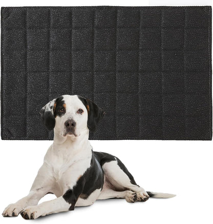 Hombys chew proof dog crate bed mat front view