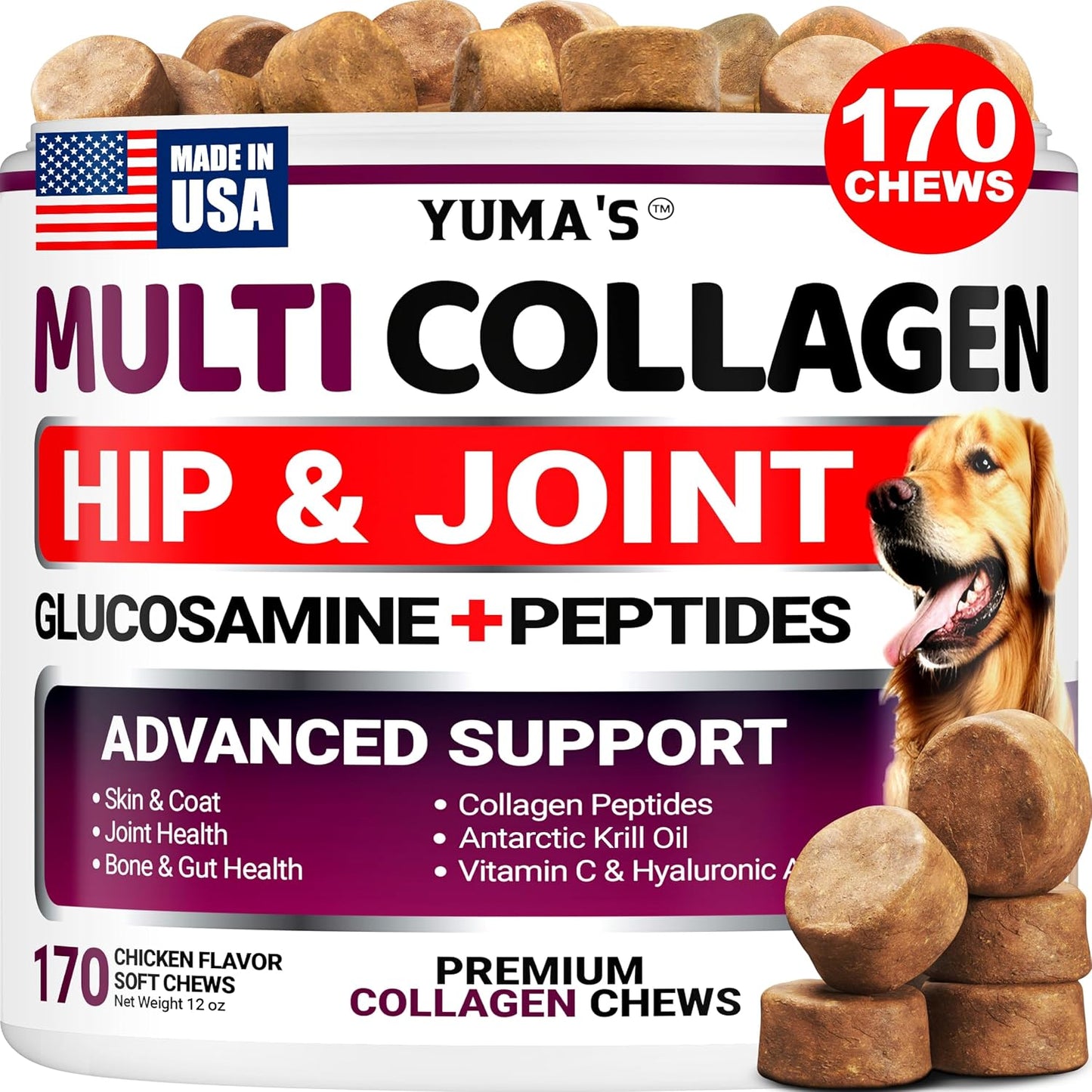 YUMA'S Cat Hip and Joint Health Supplement Chews - Advanced Glucosamine for Cats - MSM, Chondroitin & Omega-3 Salmon Oil - Supports Mobility, Joint Pain Relief, Cat Vitamins for Indoor & Outdoor Cats - Image 9