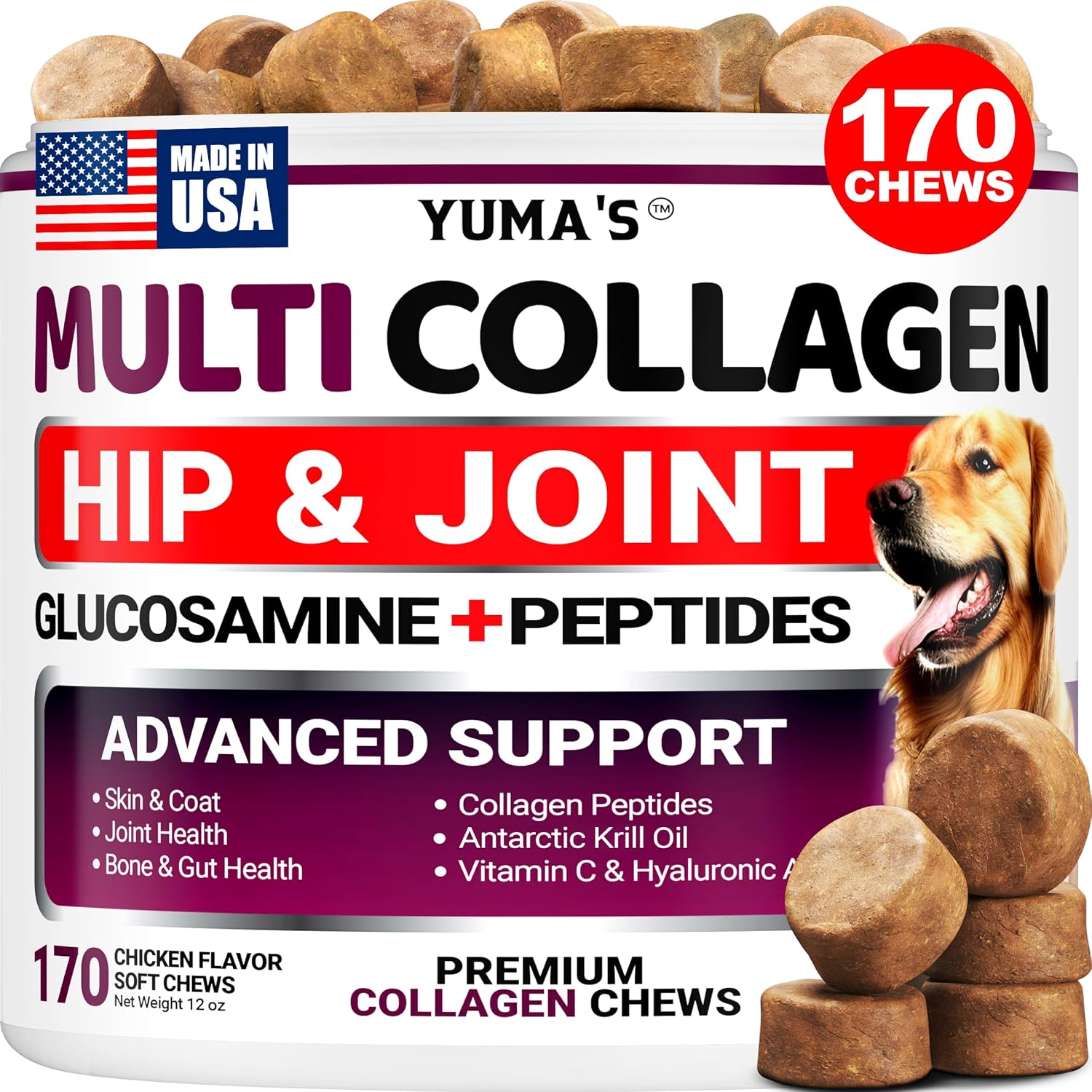 YUMA'S Cat Hip and Joint Health Supplement Chews - Advanced Glucosamine for Cats - MSM, Chondroitin & Omega-3 Salmon Oil - Supports Mobility, Joint Pain Relief, Cat Vitamins for Indoor & Outdoor Cats - Image 9