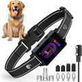 Yipilu smart anti barking collar front view with digital display