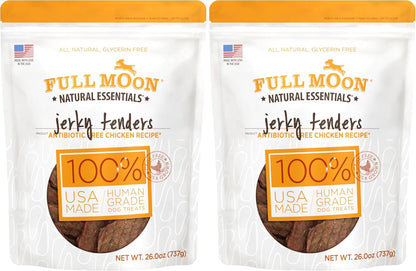 Full Moon Chicken Jerky Tenders Healthy All Natural Dog Treats Human Grade Made in USA 26 oz - Image 9