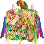 Erkoon bird foraging swing mat front view parrot toy