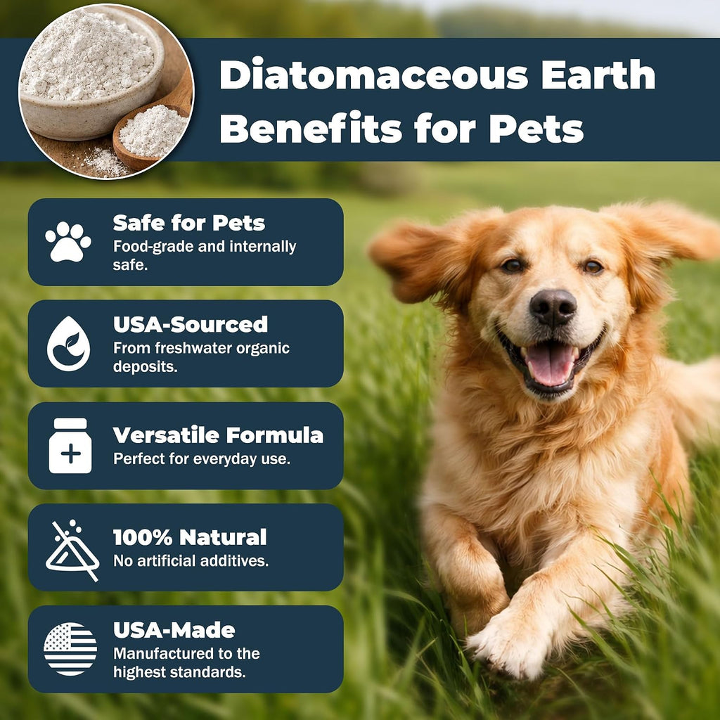 Natural chemical free pet care powder for dog digestive cleanse and detox