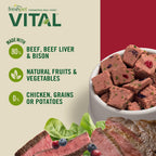 Freshpet Vital grain-free dog food ingredients label