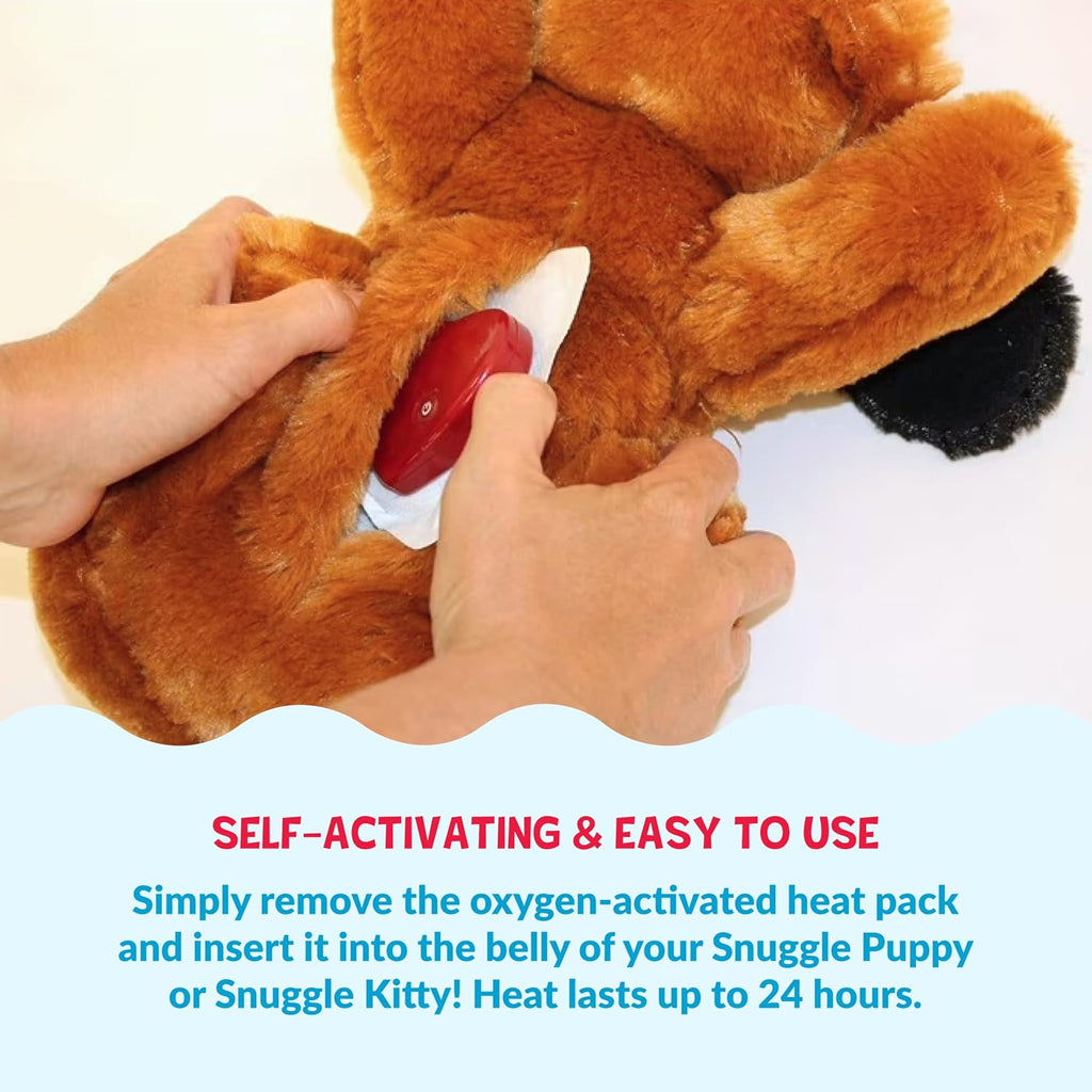 Air activated odorless non toxic heat packs for pet soothing and stress reduction