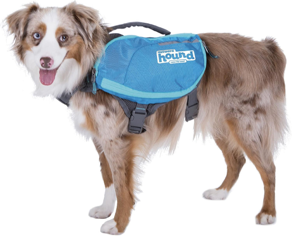 Outward Hound DayPak Blue Dog Saddleback Backpack, Large - Image 9